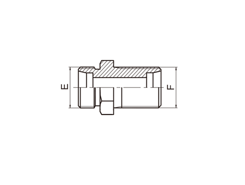 Hydraulic DIN Fittings 6C STRAIGHT BULKHEAD FITTINGS