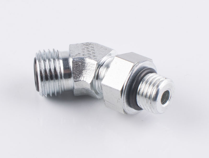 HYDRAULIC 1FO4-OG 45° ELBOW ORFS MALE O-RING/SAE O-RING BOSS S-SERIES ISO 11926-2