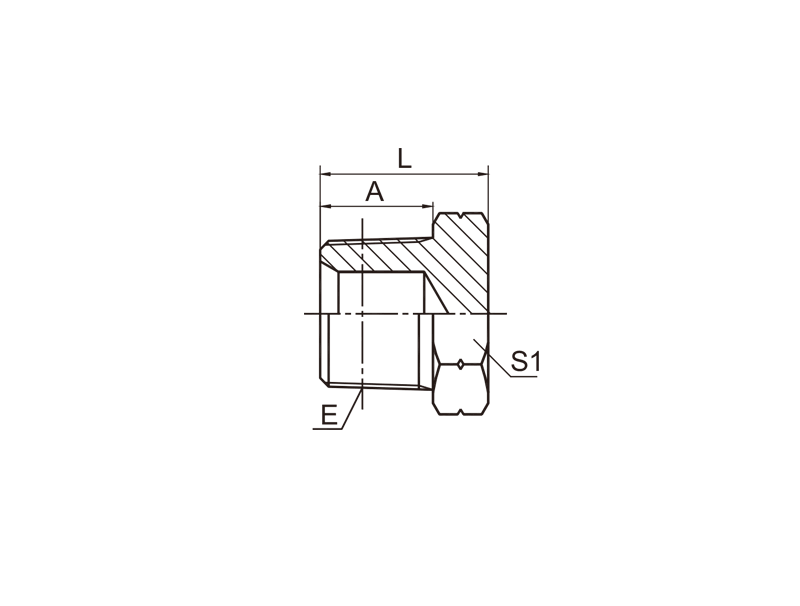 HYDRAULIC  4T-SP BSPT MALE PLUG