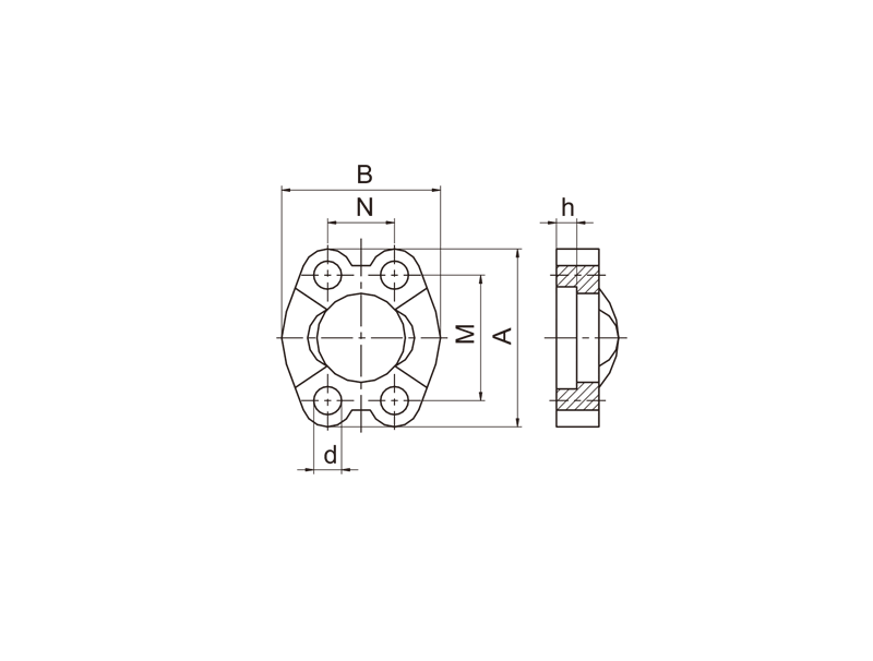 HYDRAULIC FL-W SAE FLANGE CLAMP