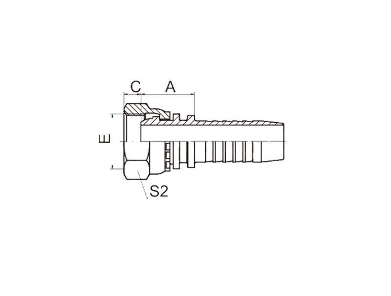 HYDRAULIC 20511C METRIC FEMALE 24° MULTISEAL H.T. (DIN3868)