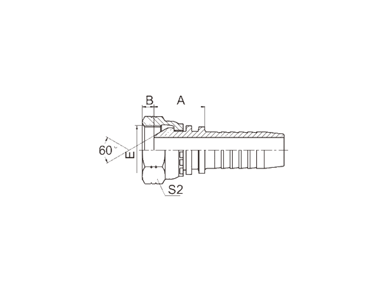 HYDRAULIC 21611 NPSM FEMALE 60°CONE (SAE J514)