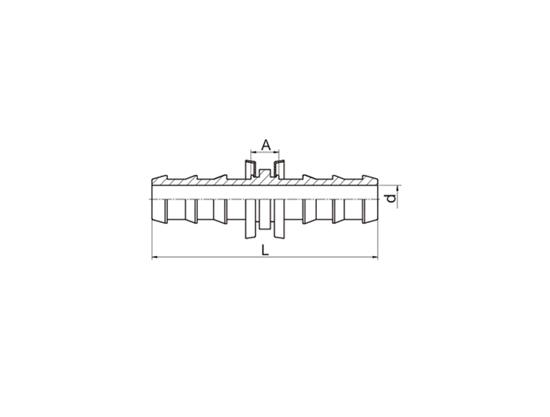 HYDRAULIC 90011-PO DOUBLE CONNECTOR